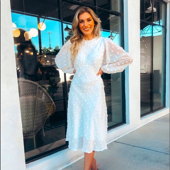 Chicwish Dresses & Skirts - •swiss dot dress•